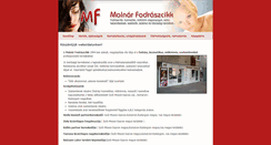 Desktop Screenshot of molnarfodraszcikk.hu